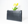 Long Wallets with Zipper Real Leather Men's Coin Purse Business Card Holders Wrist Wallet