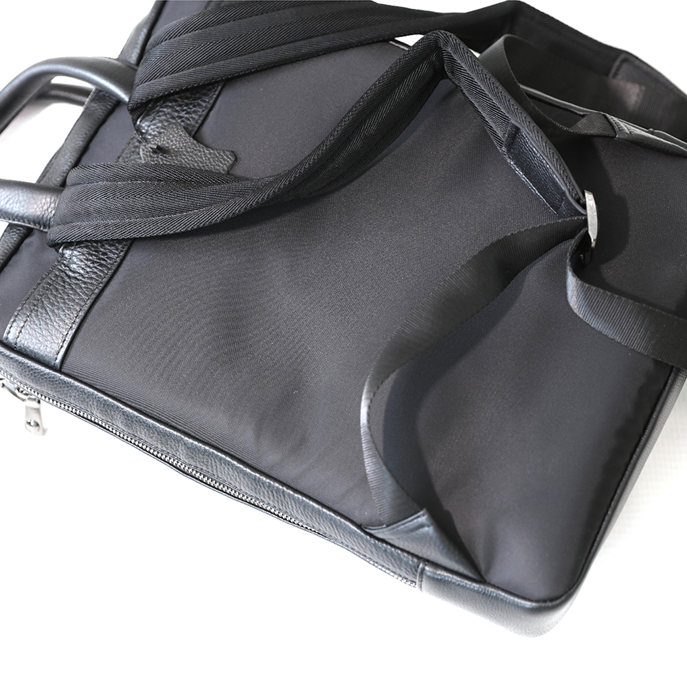 Black Business Laptop Backpack with Long Handle