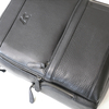Classic Leather Woman's Men's Backpack with Side Pockets