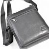 Men's Leather Small Crossbody Bag for Work Business Travel
