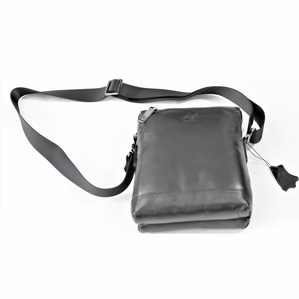 Black Leather Shoulder Bag