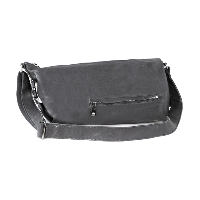 Sports Weekender Crossbody Washable Sheepskin Leather Bag