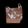 Leather Unisex Crossbody Bag Brown