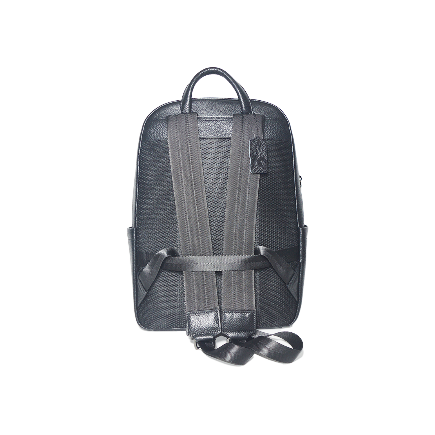 Handmade Black Leather backpack