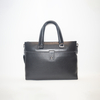 Full Grain Cow Leather Portable Briefcase Bag Laptop Leather Business Bag with Magnetic Snap