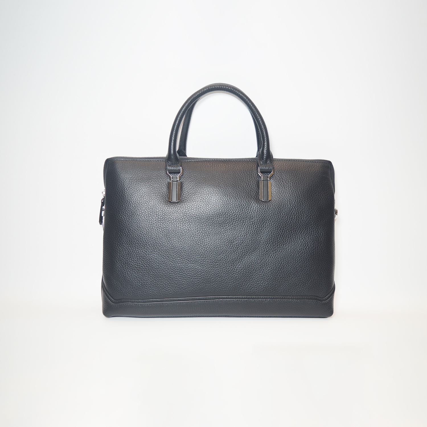 Minimalist Genuine Leather Briefcase Business Laptop Bag Shoulder Bags Large Capacity Handbag with Adjustable Strap