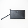 Men Clutch Bag Long Wallet Purse Card Holder Case Genuine Leather Business Classic Clutch with Double Zip Handbag