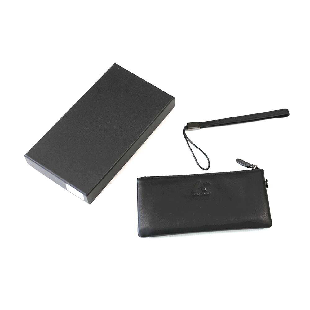 Sheepskin Leather Wristlet Clutch Wallet Purse