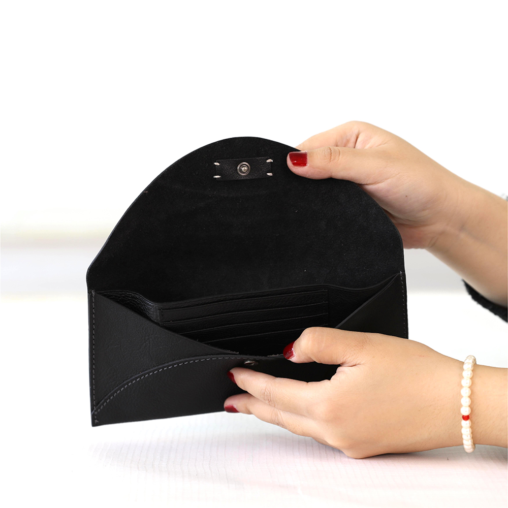 Ultra Slim Leather Credit Card Holder Lightweight Wallet