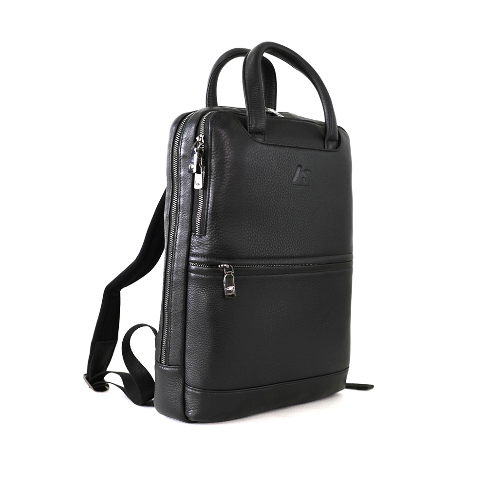 Black Business Laptop Backpack with Long Handle