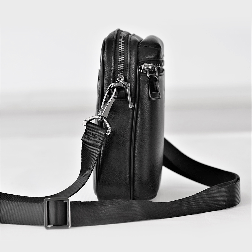 Men's Mobile Phone Purse Leather Bag