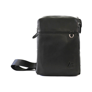 Small Genuine Leather Chest Shoulder Daypack Waterproof Square-shaped Crossbody Bag