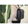 Elegant Leather Laptop Backpack