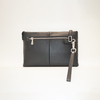 Mens Leather Clutch Purse Bag Versatile Business Wallet Magnetic Snap Clutch Phone Holder Handbag