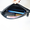 Time Resistance Genuine Leather Clutch for Men Organizer Wrist Bag Wallet