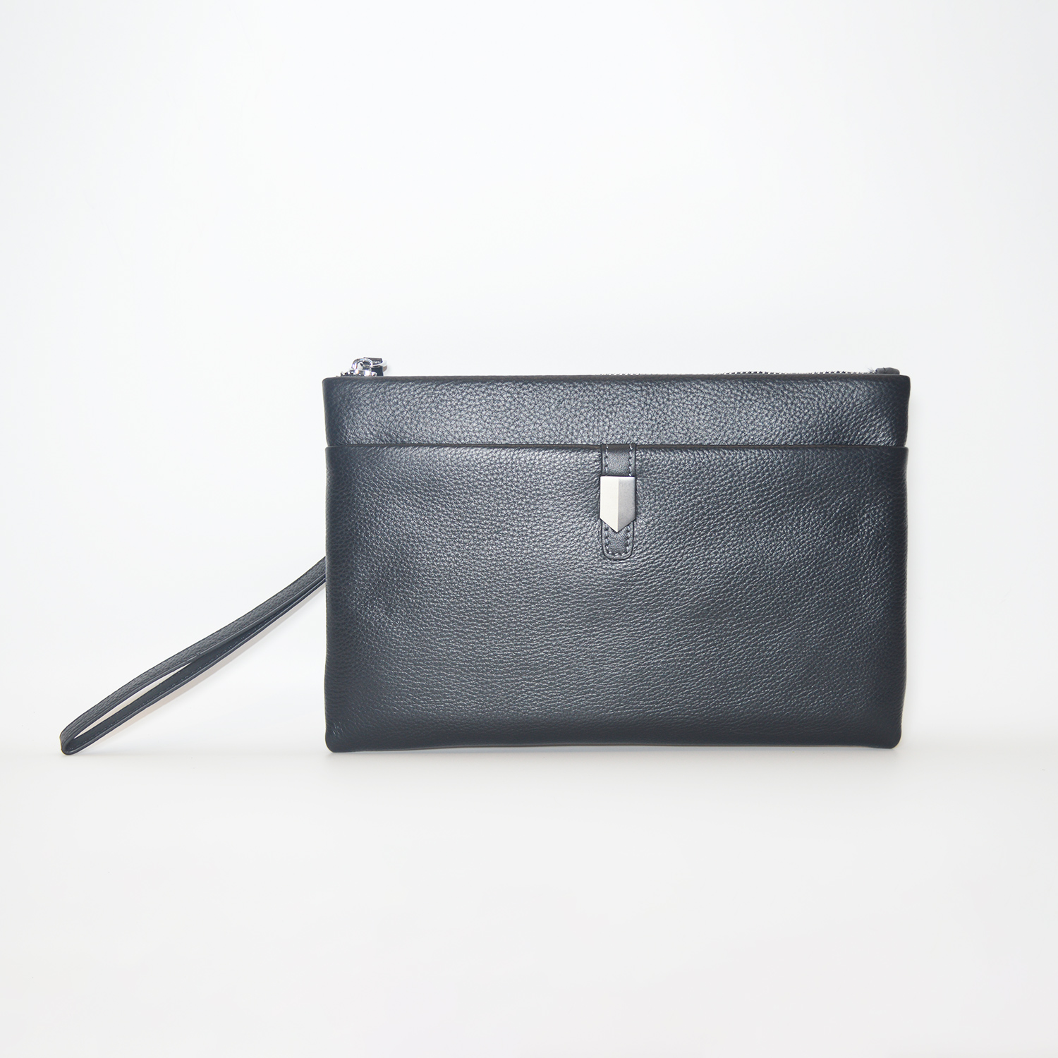 Men Clutch Bag Long Wallet Purse Card Holder Case Business Clutch Handbag with Pocket and Card Slots 