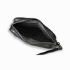 Soft Square-shaped Genuine Leather Weave Handbag Purse Wrist Bag