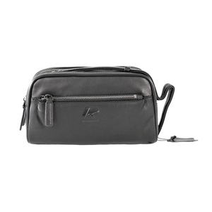 Genuine Leather Wristlet Clutch Handbag Multiple Component with Special Handle