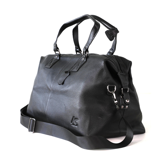 Men's Leather Bag Large Travel Weekend Sports Duffel Bag