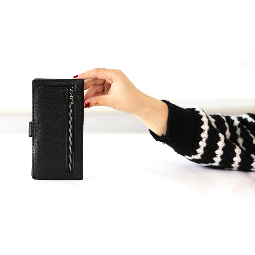Genuine Leather Wallet for Men Long Wallet and Credit Card Holder with Stylish Design