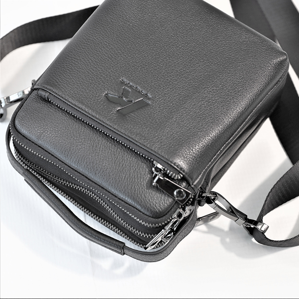 Leather Shoulder Bag for Men
