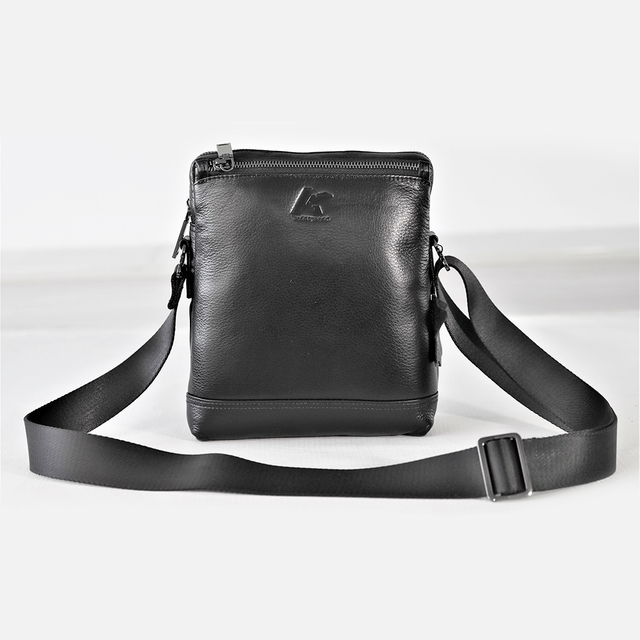 Black Leather Shoulder Bag