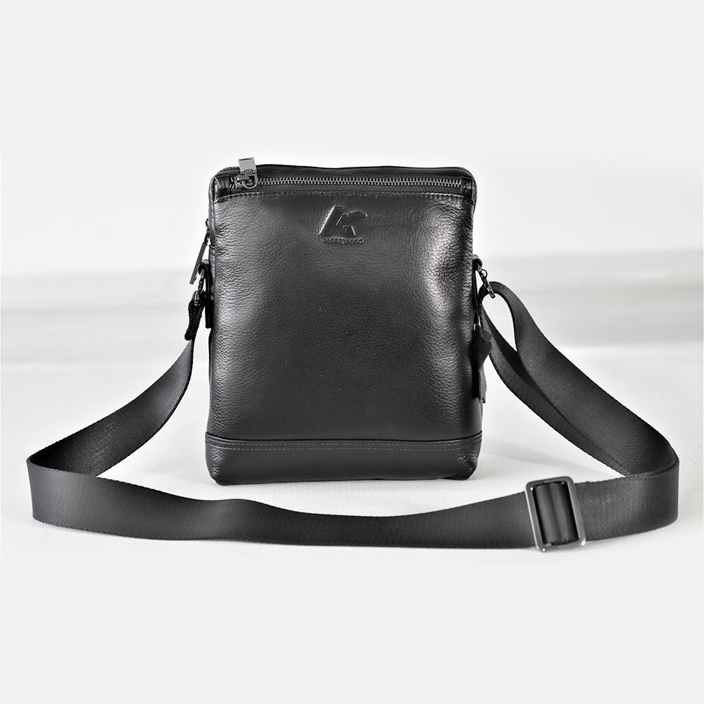 Black Leather Shoulder Bag
