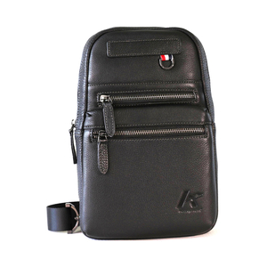 Genuine Leather Sling Bag For Men Multipurpose Chest Crossbody Shoulder Small Daypack