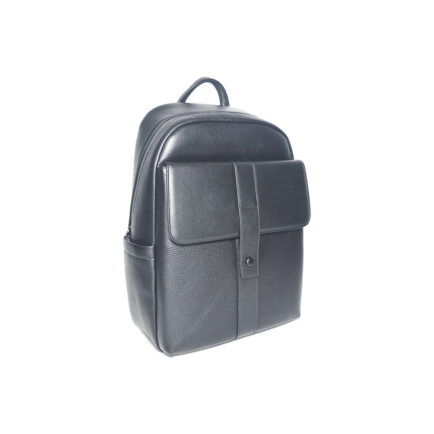 Handmade Black Leather backpack