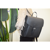 Elegant Leather Laptop Backpack