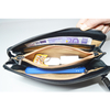 Mens Business Wallet Real Leather Clutch Purse Bag Versatile Anti Theft Clutch Phone Holder Handbag
