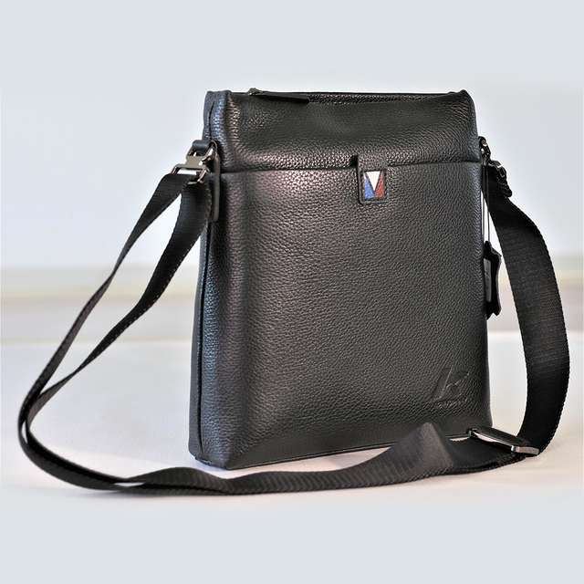 Men's Business Leather Crossbody Bag