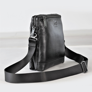 Black Leather Shoulder Bag