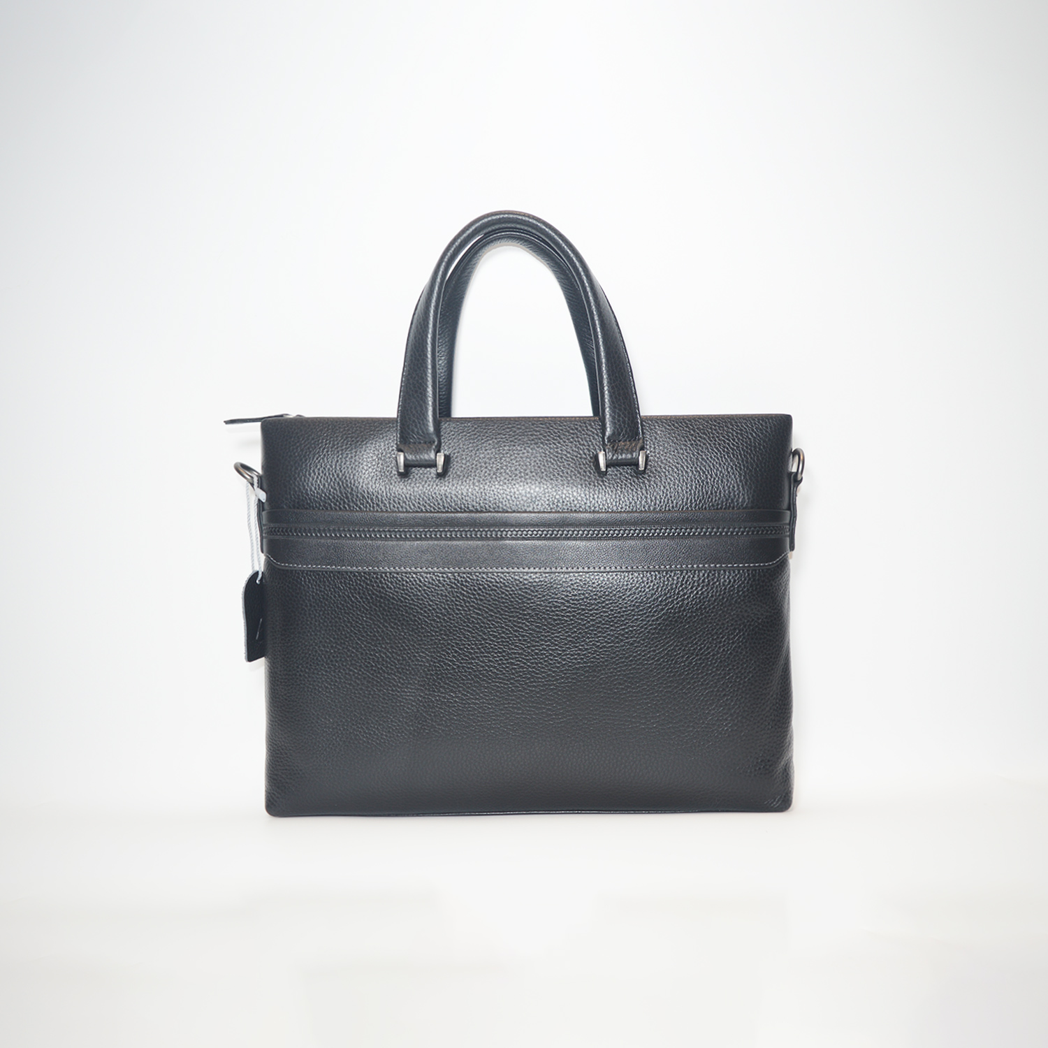 Minimalist Men's Genuine Leather Business Laptop Briefcase Executive Travel Handbag Messager Bag