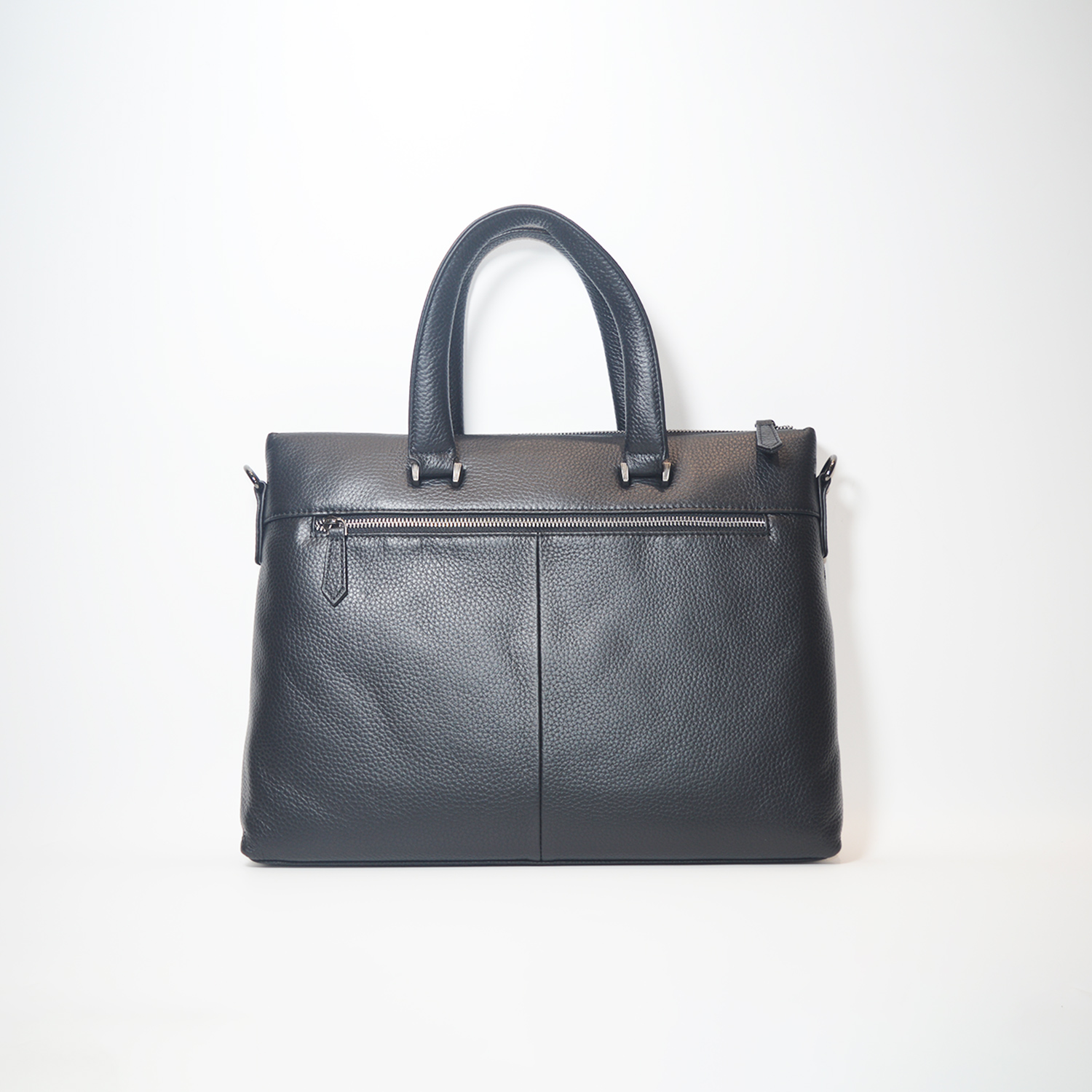 Genuine Leather Men's Bag Briefcases Laptop Crossbody Briefcase Business Bag