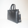 Formal Genuine Cowhide Leather Briefcase Shoulder Laptop Business Bag for Men & Women