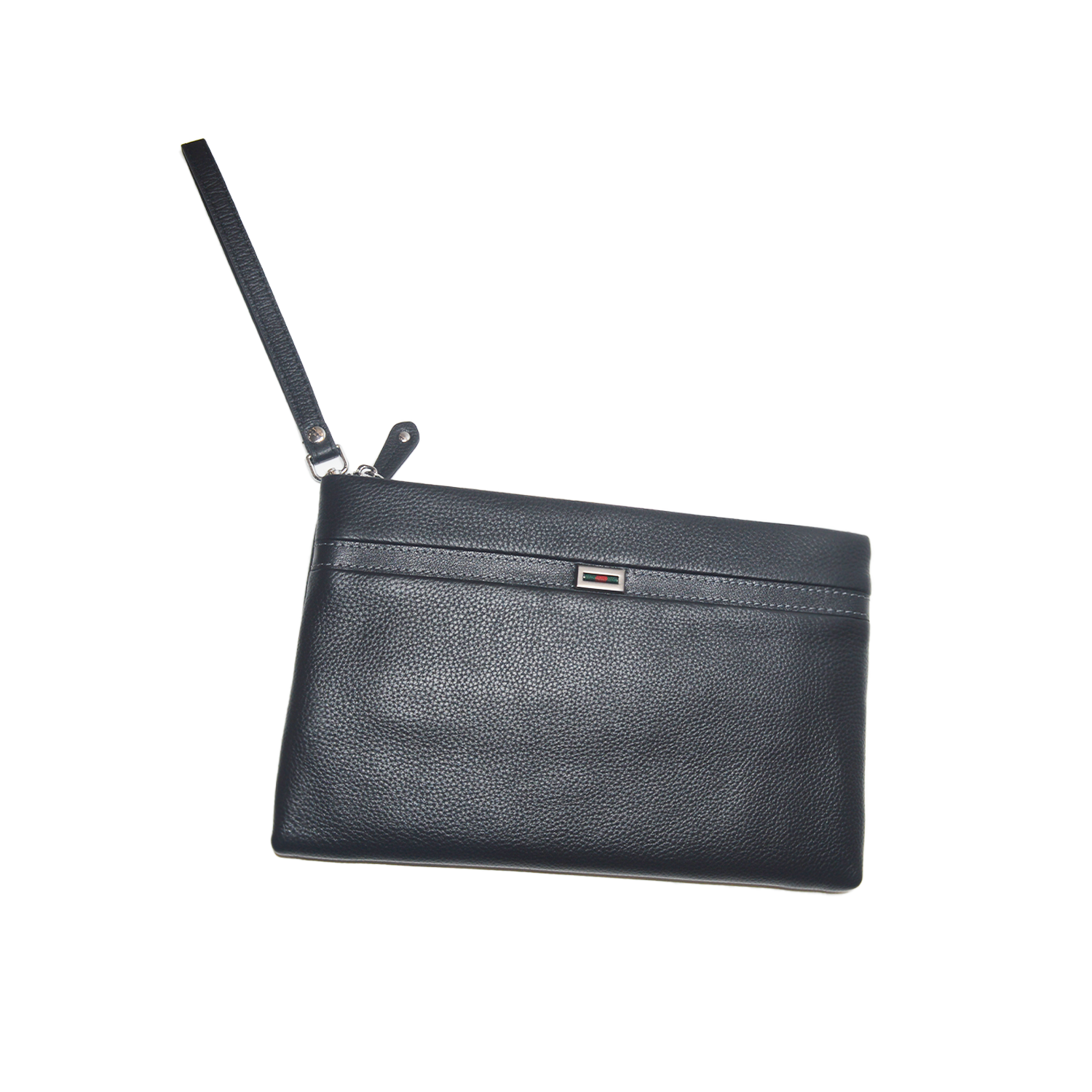 Luxury Durable Men's Genuine Leather Clutch Bag Business Wrist Wallet Zipper Purse Clutch Bag