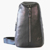 Real Leather Lightweight Sling Bag Chest Pack for Men Women Travel Outdoors