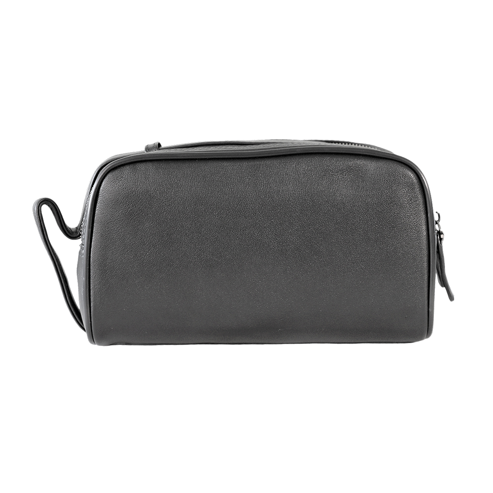 Genuine Leather Wristlet Clutch Handbag Multiple Component with Special Handle