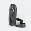Men's Leather Small Crossbody Bag for Work Business Travel