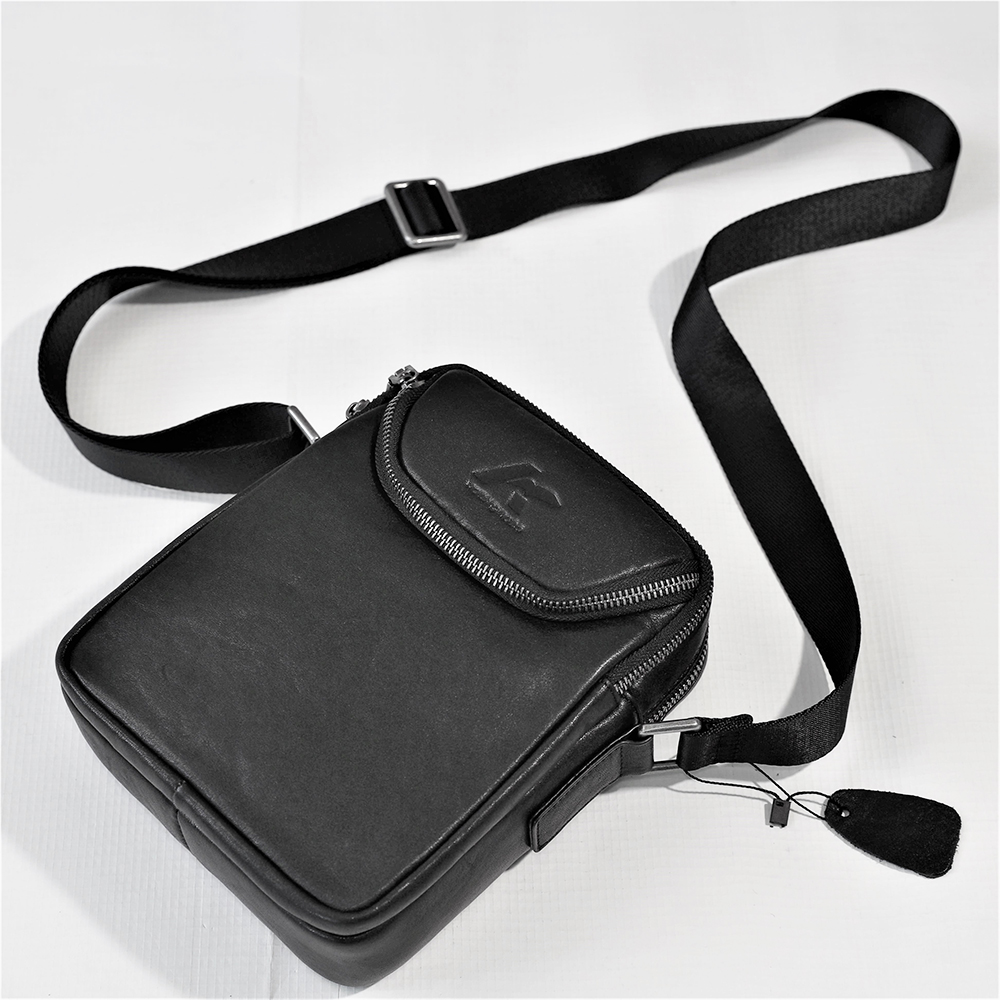 Business Crossbody Bag with Multi-functional Pockets