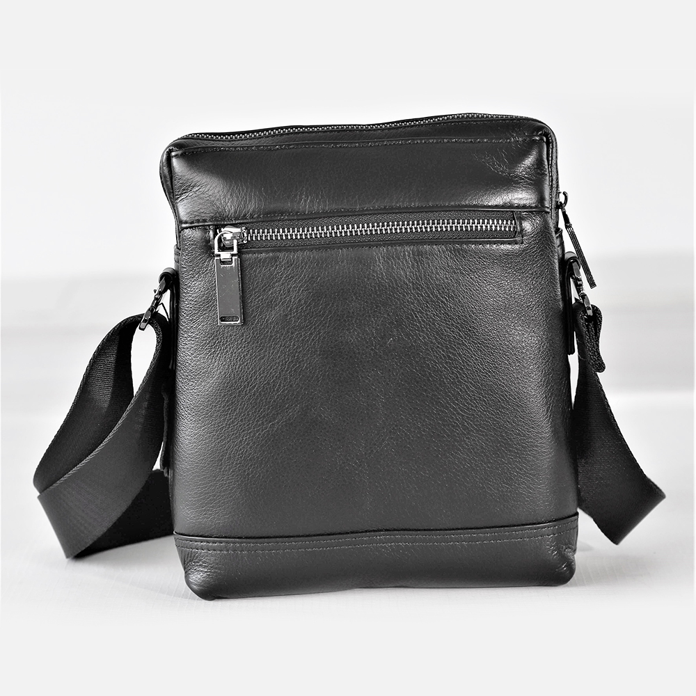 Black Leather Shoulder Bag