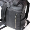Rivet Finish Black Sheepskin Backpack